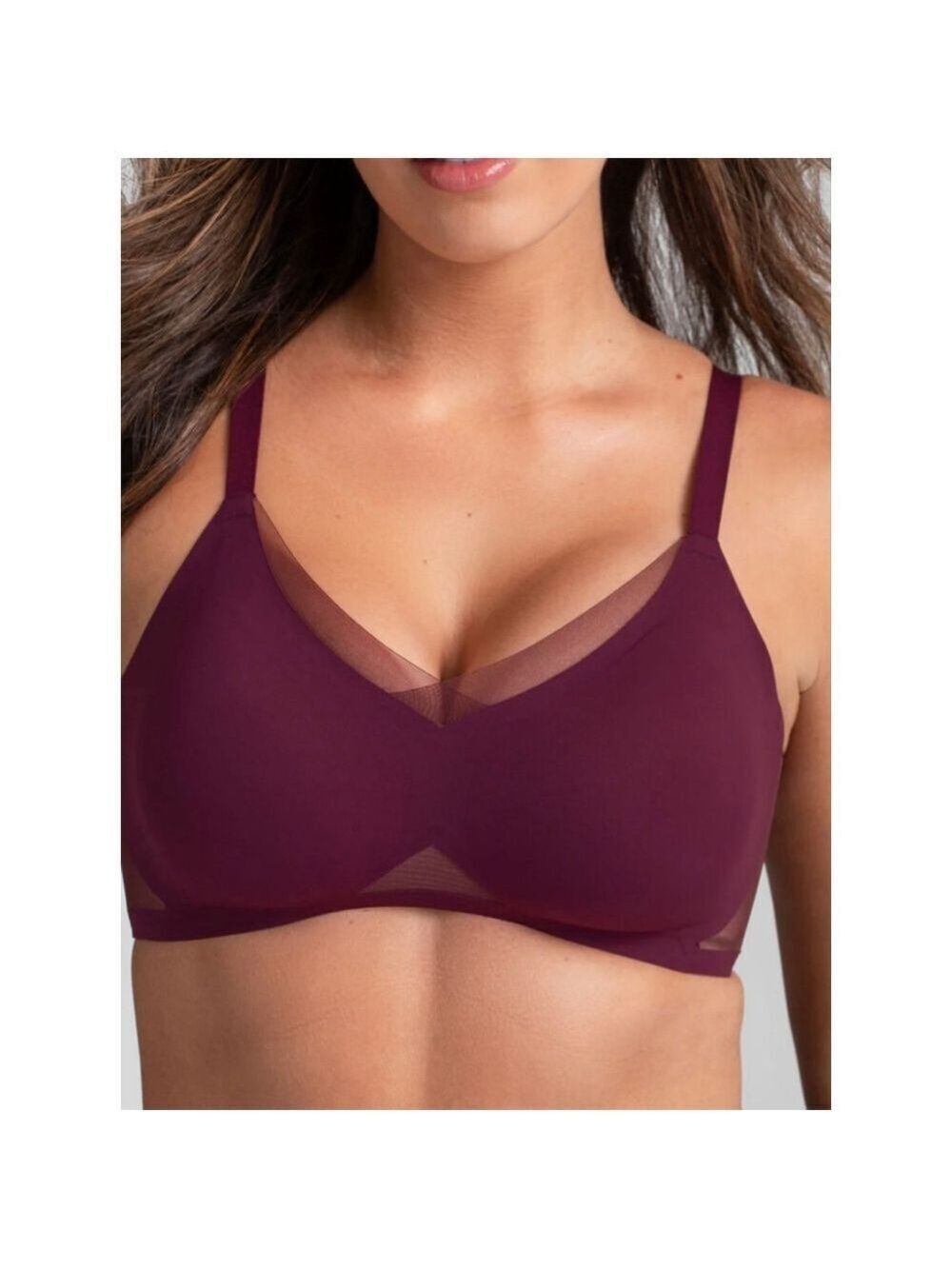 Honeylove CrossOver Contour Bra 2X 42C/D Fig Wireless Liftwear NWT